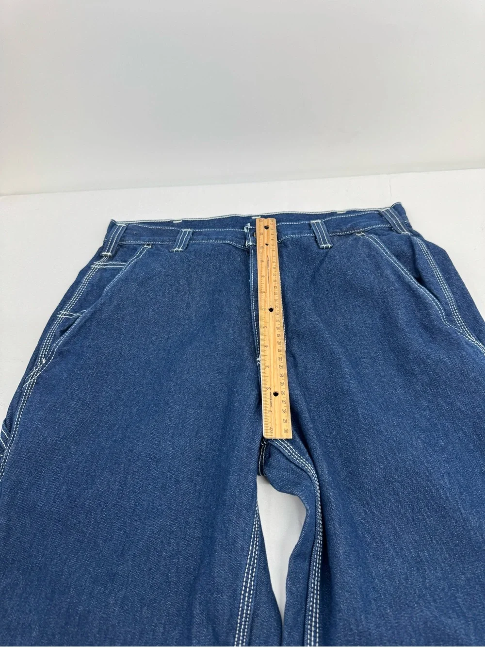 NWT Carhartt 382-83 Dungaree Fit Utility Jeans Relaxed Men's 32 X 30 Denim Loose